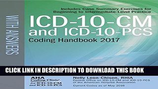 [PDF] ICD-10-CM and ICD-10-PCS Coding Handbook, with Answers, 2017 Rev. Ed. Full Online