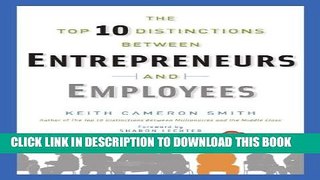 [PDF] The Top 10 Distinctions Between Entrepreneurs and Employees Popular Online