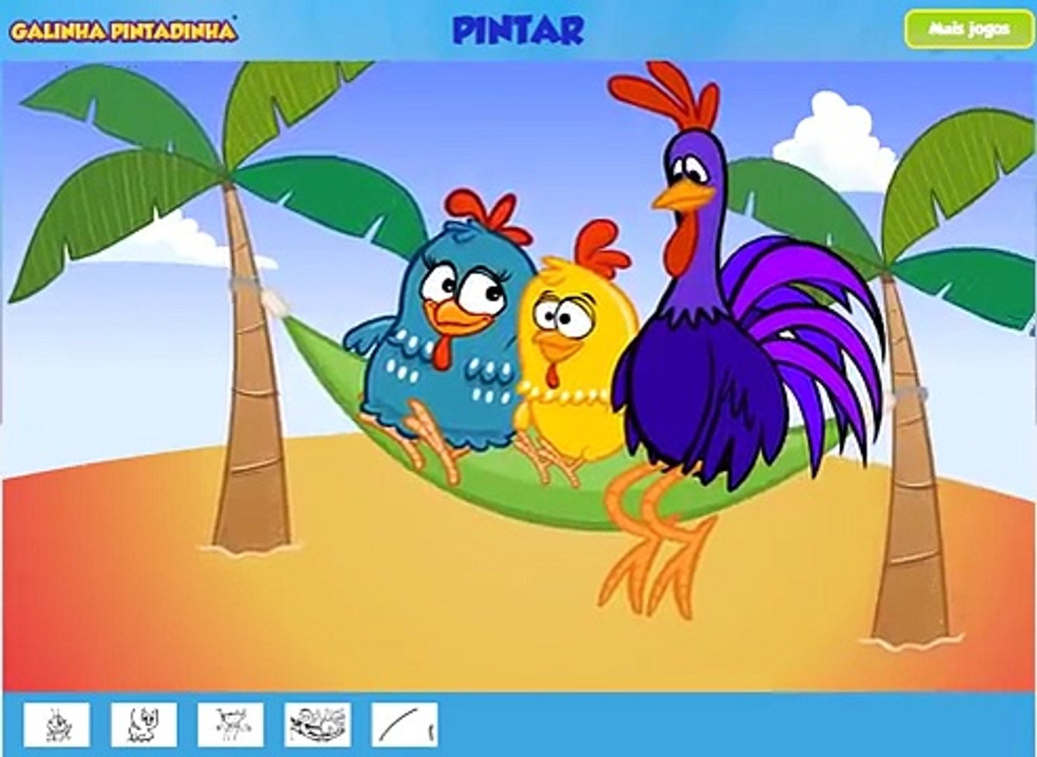 Galinha Pintadinha Jogo de Colorir - video Dailymotion