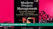 READ  Modern Project Management : Successfully Integrating Project Management Knowledge Areas and