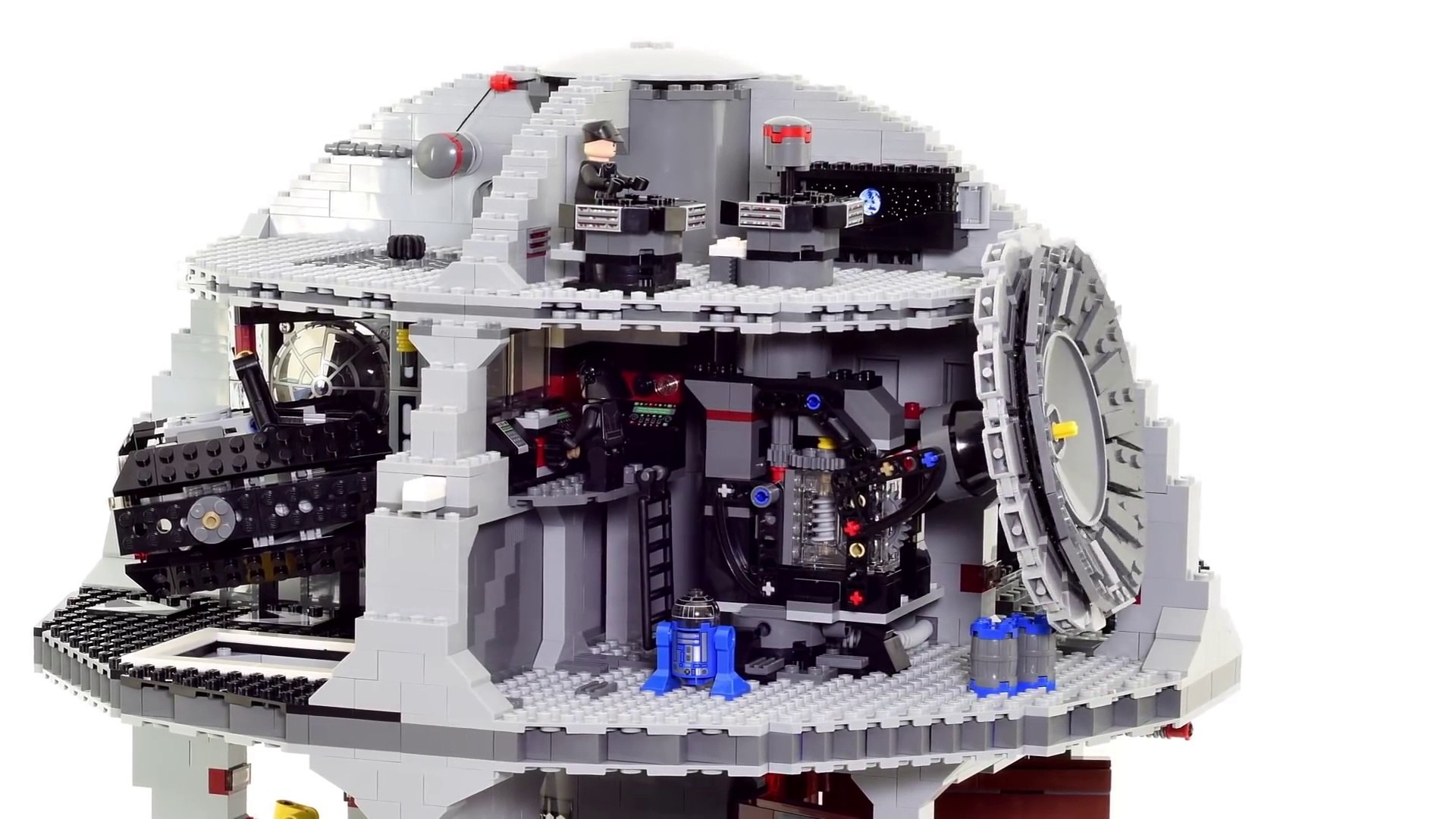 Construction de l'étoile noire Star Wars LEGO en Slow Motion - Vidéo  Dailymotion