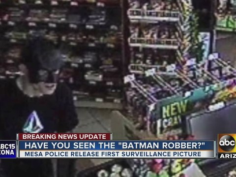Police searching for Batman gas station robber in Mesa