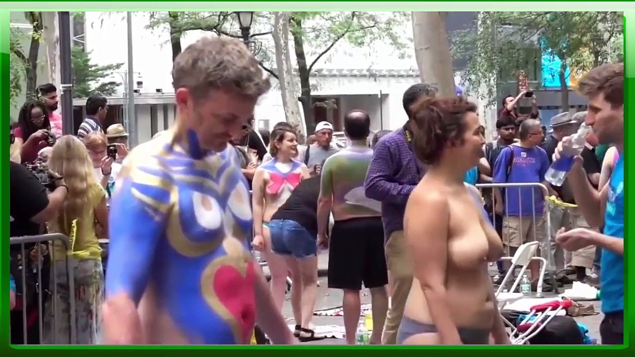 Body painting Festival Video Part 10