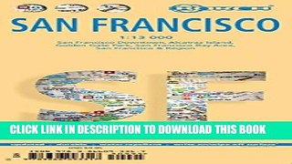 Collection Book Laminated San Francisco Map by Borch (English, French, Spanish, German and Italian