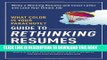 New Book What Color Is Your Parachute? Guide to Rethinking Resumes: Write a Winning Resume and