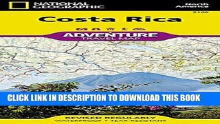 New Book Costa Rica Adventure Travel Map (Trails Illustrated)