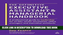 Collection Book The Definitive Executive Assistant and Managerial Handbook: A Professional Guide
