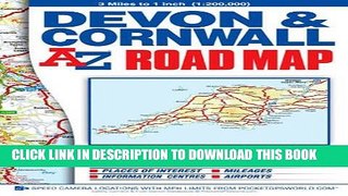 Collection Book Devon   Cornwall Road Map (A-Z Road Map)