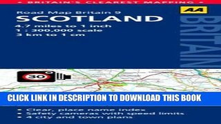 Collection Book Scotland Road Map (Aa Road Map Britain) 1:300k