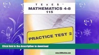GET PDF  TExES Mathematics 4-8 115 Practice Test 2 FULL ONLINE