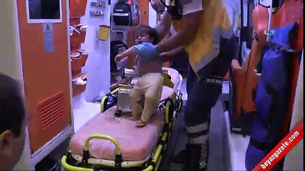 Kolunu kaptırdığı kıyma makinesiyle hastaneye getirildi