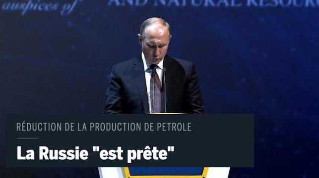 Poutine : la Russie est prête à réduire sa production de pétrole