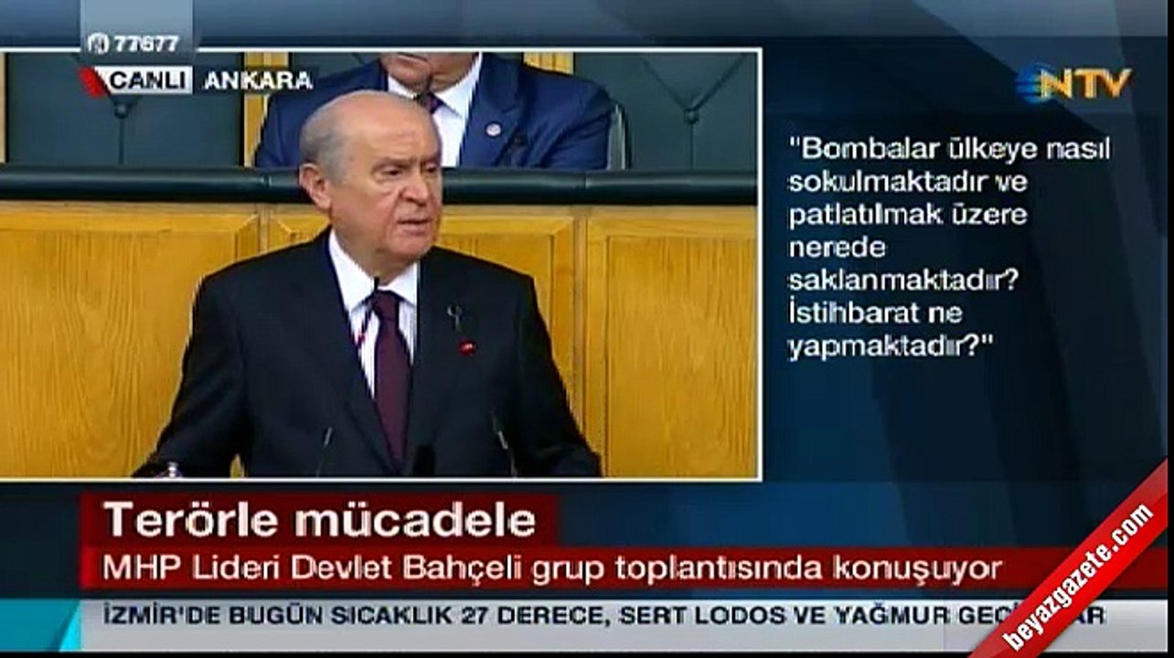 Bahçeli: PKK yandaşlarına gereken cezayı vermek namus borcudur