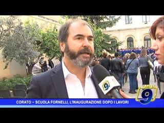 Corato |  Scuola Fornelli, l'inaugurazione dopo i lavori