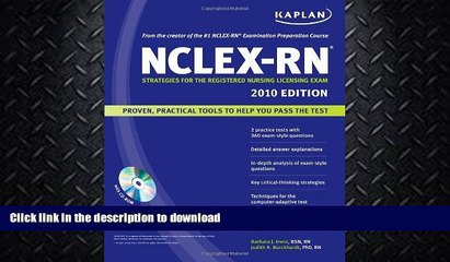 FAVORITE BOOK  Kaplan NCLEX-RN Exam 2010 with CD-ROM: Strategies for the Registered Nursing