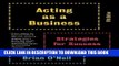 Collection Book Acting as a Business, Fifth Edition: Strategies for Success