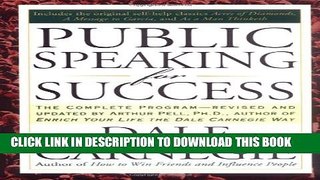 New Book Public Speaking for Success: The Complete Program, Revised and Updated