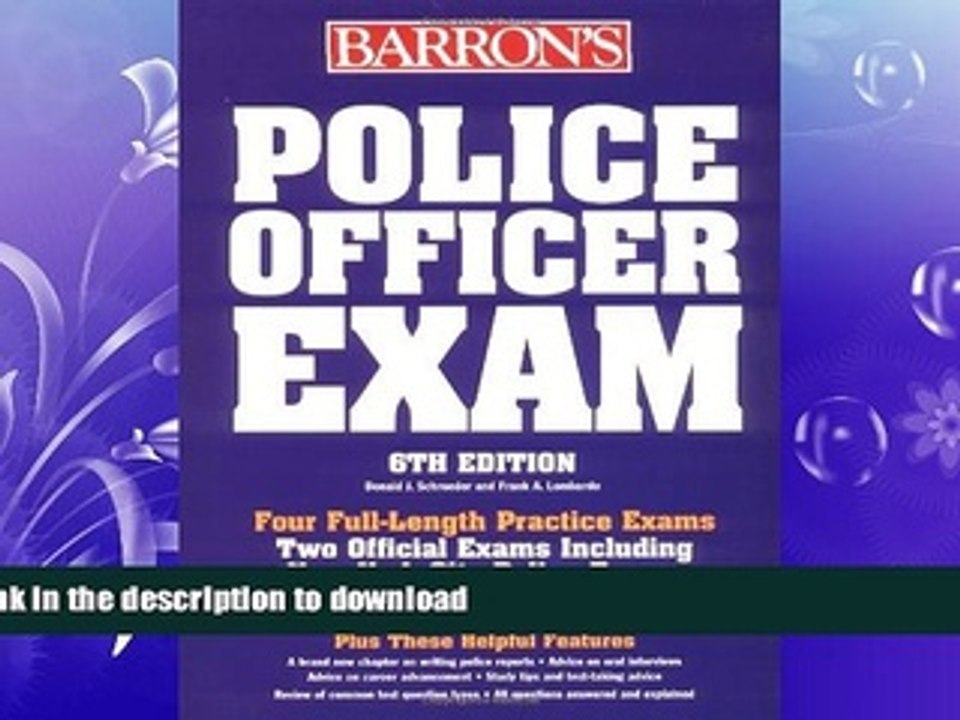 READ  Barron s Police Officer Exam FULL ONLINE