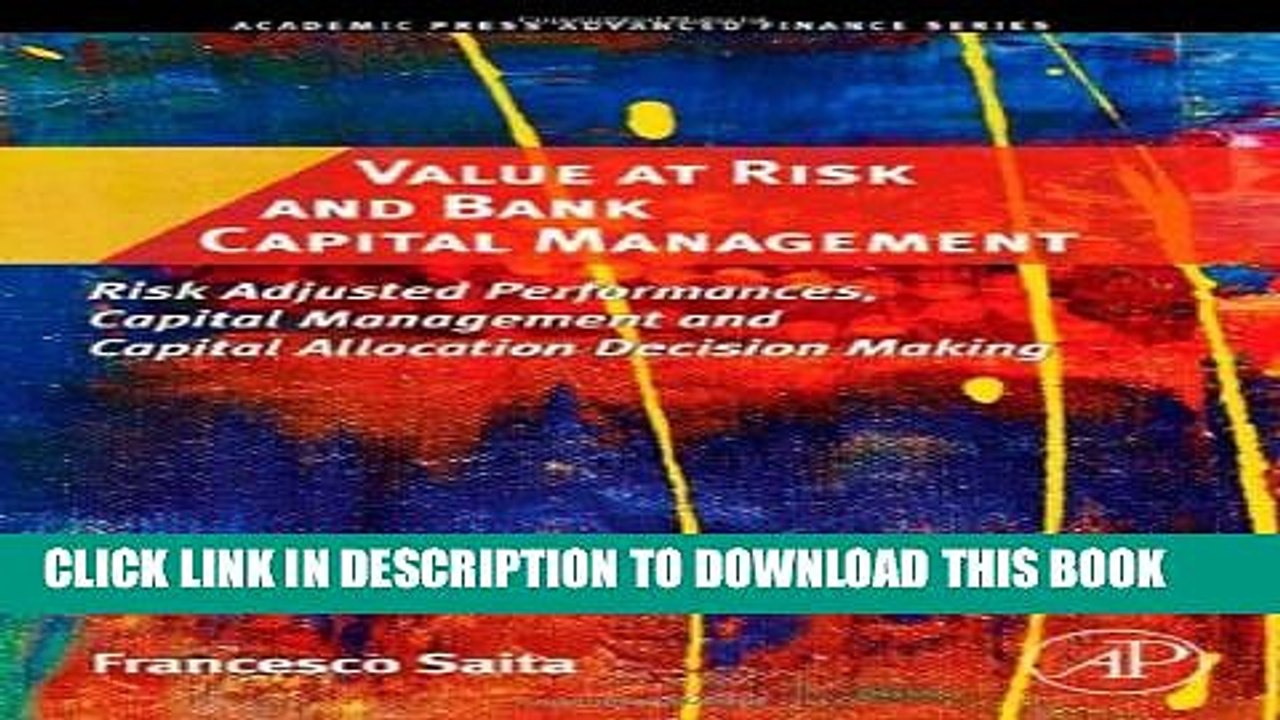 [PDF] Value at Risk and Bank Capital Management: Risk Adjusted Performances, Capital Management
