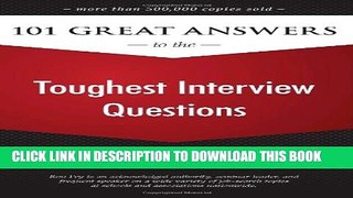 Collection Book 101 Great Answers to the Toughest Interview Questions