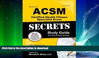 FAVORITE BOOK  Secrets of the ACSM Certified Health Fitness Specialist Exam Study Guide: ACSM