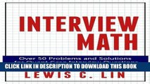 Collection Book Interview Math: Over 50 Problems and Solutions  for Quant Case Interview Questions