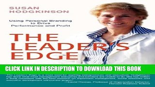 New Book The Leader s Edge: Using Personal Branding to Drive Performance and Profit