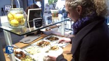 Entrez dans un restaurant luttant contre le gaspillage alimentaire