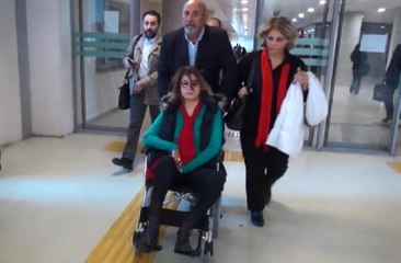 Koca Dayağıyla Felç Kalan Spiker Kübra Eken, Hakim Karşısına Çıktı