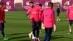 FC Barcelona training session: Neymar Jr. back at training