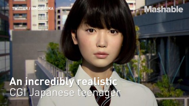 Watch this incredibly realistic CGI girl move for the first time