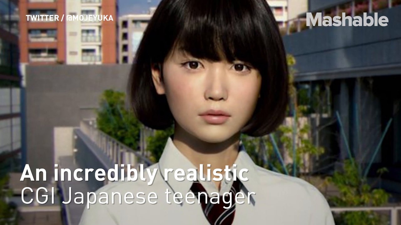 Watch this incredibly realistic CGI girl move for the first time