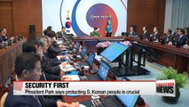 President Park calls for resettlement plan for defectors, stronger sanctions on N. Korea