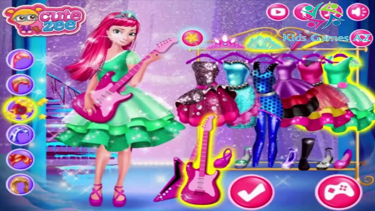 Elsa and Anna in Rock n Royals