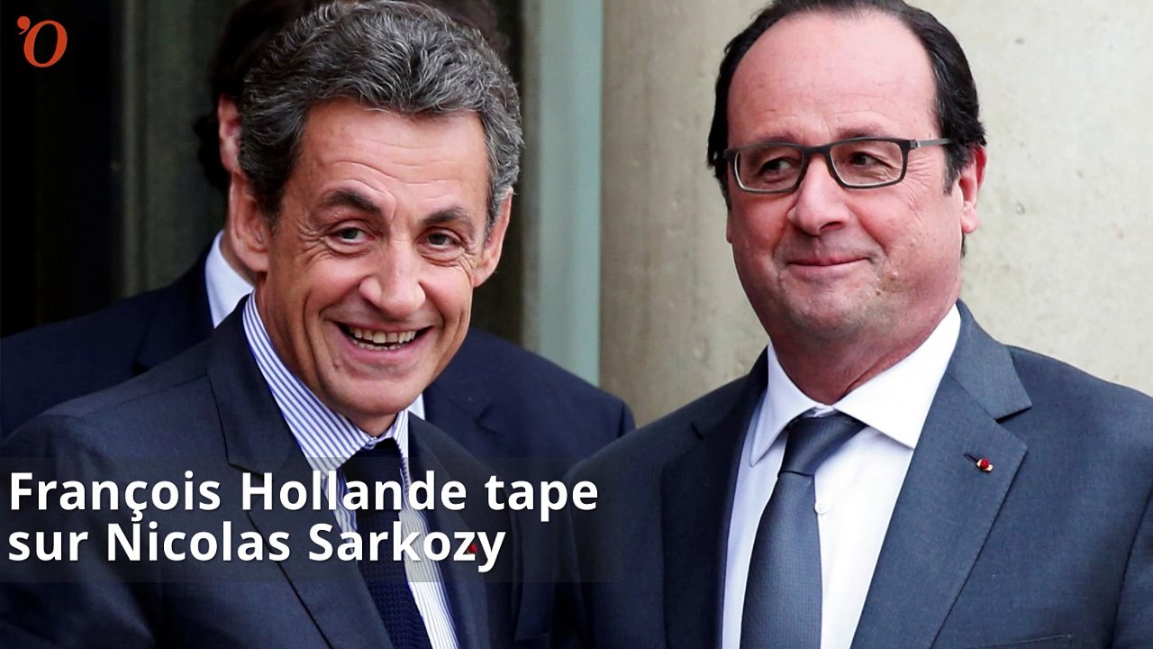 Hollande dénonce la «grossièreté», le «cynisme» et la «méchanceté» de Sarkozy
