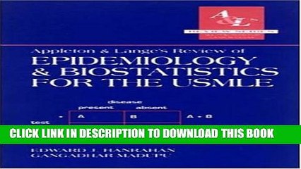 [PDF] Appleton and Lange s Review of Epidemiology and Biostatistics for the USMLE Popular Colection