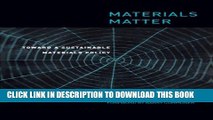 [Read PDF] Materials Matter: Toward a Sustainable Materials Policy (Urban and Industrial
