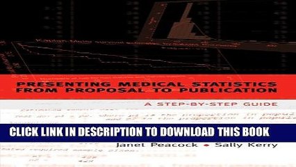 [PDF] Presenting Medical Statistics from Proposal to Publication: A Step-by-step Guide (Oxford
