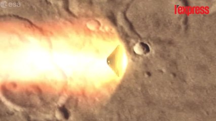 Comment la sonde d'ExoMars va atterir sur Mars