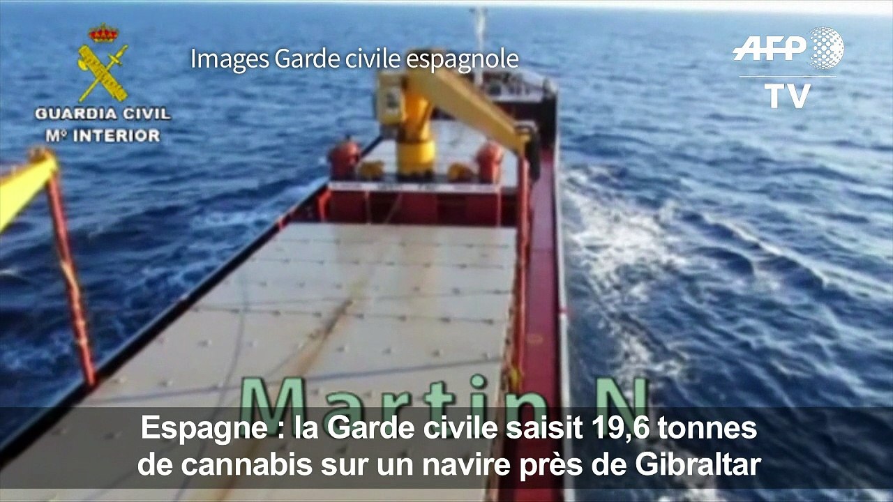 Espagne: 20 tonnes de cannabis saisies sur un navire