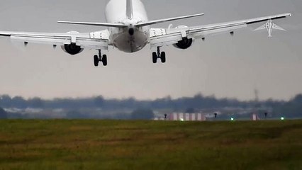 Perícia do piloto evita que o avião se despenha-se durante a aterragem
