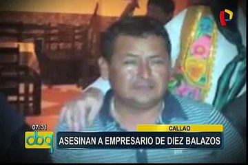 Callao: desconocido asesina a empresario en plena calle