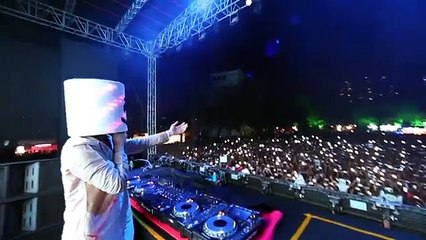 Marshmello goes Bollywood during Sunburn Festival in Mumbai, India
