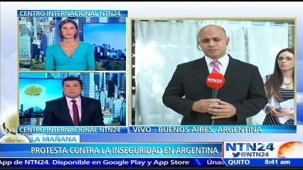 Familiares de víctimas de inseguridad en Argentina reclaman más seguridad y menos impunidad