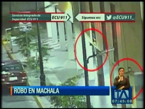 Cámaras de ECU 911 graban impactante intento de robo en Machala