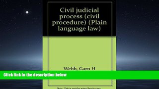 Big Deals  Civil judicial process (civil procedure) (Plain language law)  Best Seller Books Best