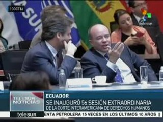 Ecuador: Correa aboga por un nuevo sistema de DD.HH. en América Latina