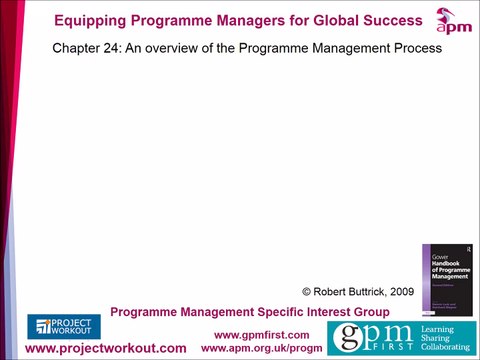 Chapter 24: Efficient programme management requires more than process or methods