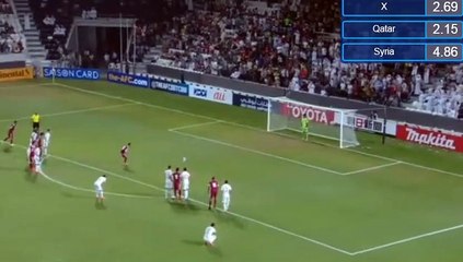 Hassan Al-Haidos Goal - Qatar 1-0 Syria - 11-10-2016