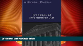 Must Have PDF  Freedom of Information Act - FOIA (Litigator Series)  Best Seller Books Best Seller
